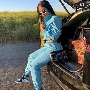 Blue Reflective Tracksuit from Krush Girls